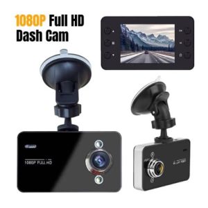 1080P HD Night Vision Dash Car Camera Front & Inside Rear Camera Driving Recorder